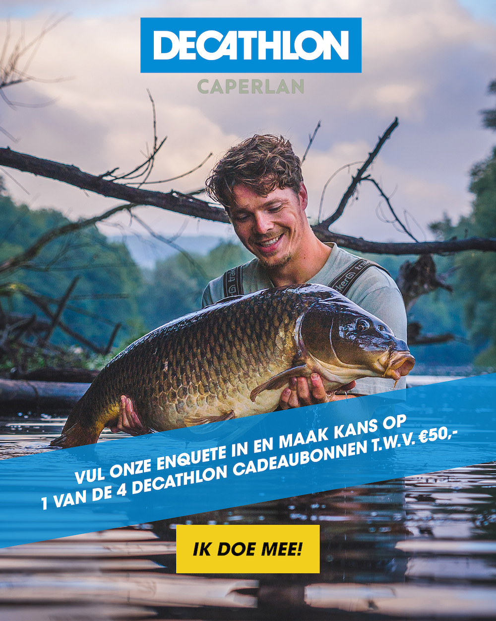 CADEAUBON VAN € 50,- WINNEN? Vul deze korte enquête in! | The Carp  Specialist